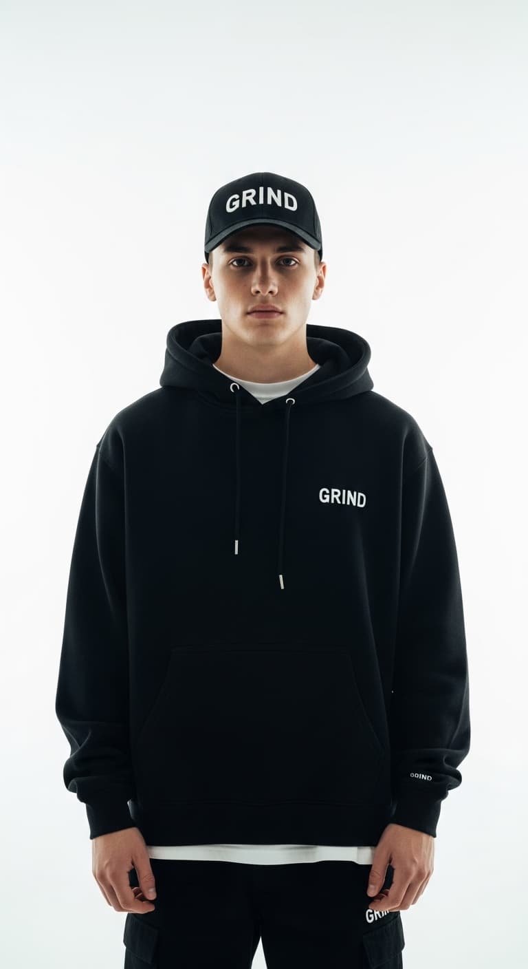GRIND Shadow Black V3 Hoodie