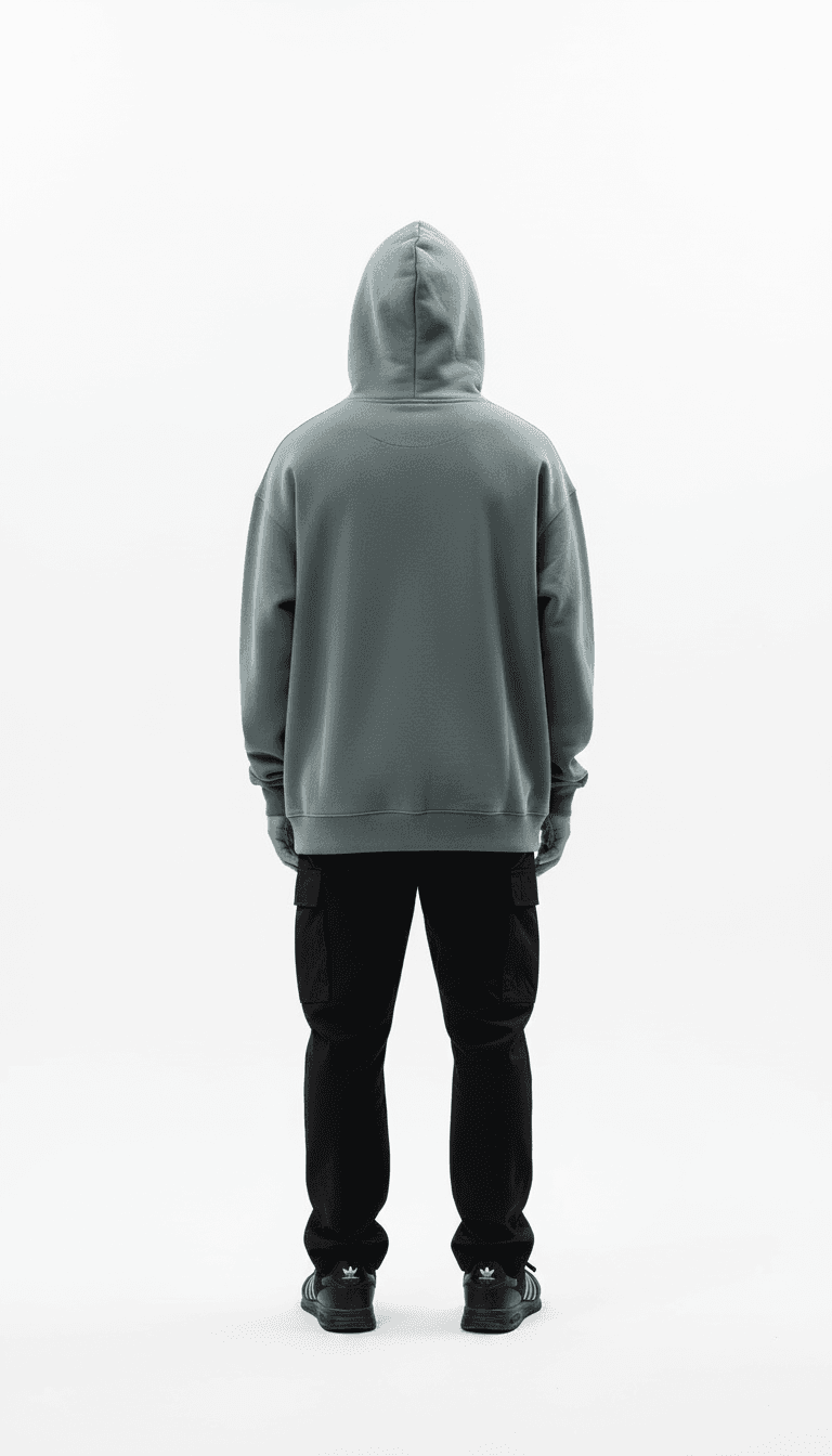 GRIND Forest Green Hoodie view 3