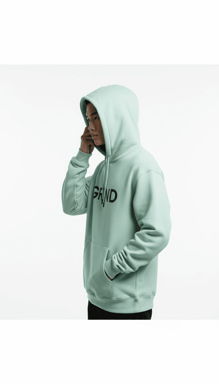 GRIND Lime Pulse Hoodie view 2
