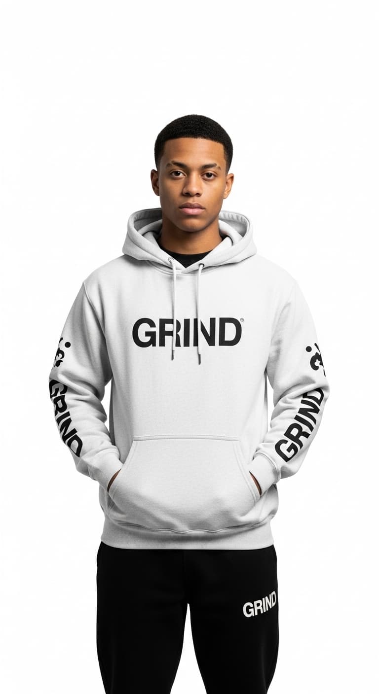 GRIND Arctic White Hoodie